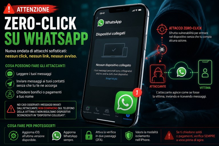 WhatsApp e gli attacchi “zero-click”: stanno evolvendo?